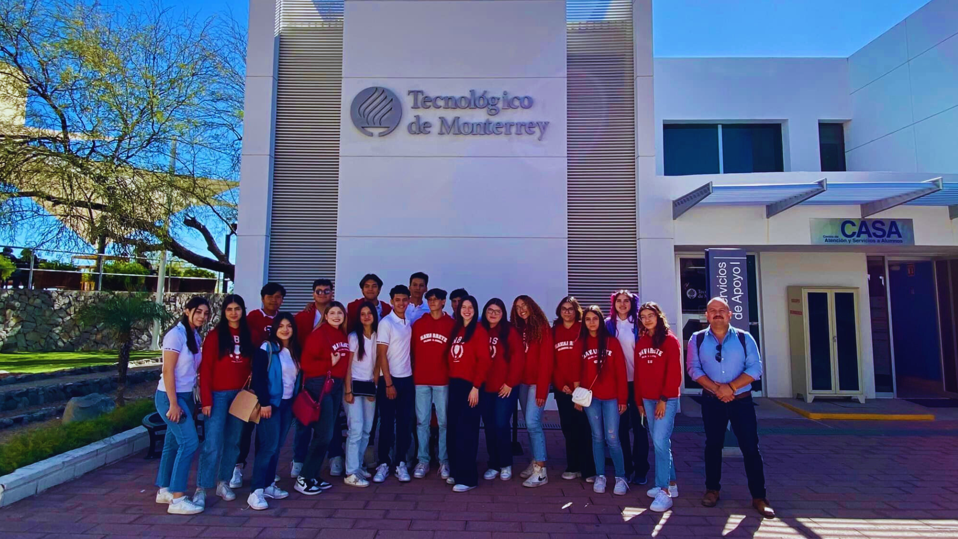 NBS High School students visited universities in Hermosillo.