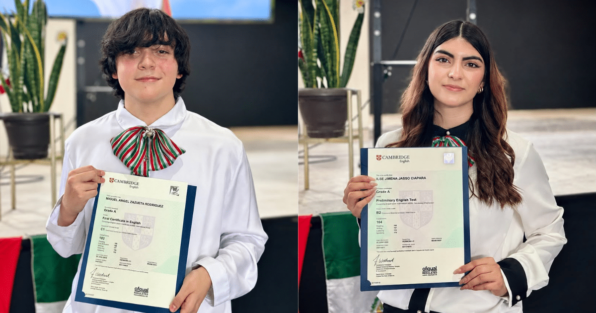 NBS Students Receive Cambridge English Certificates